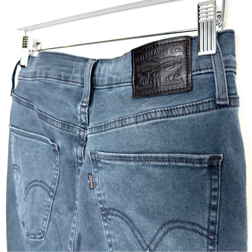 Levi's Slate Blue Mile High Skinny Denim Jeans